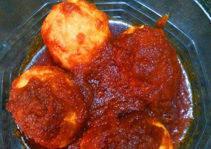 Resep Telur Balado Bumbu Desaku Irit dan Simple 🐣, Bisa Manjain Lidah
