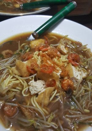 Foto resep Lontong mie drago