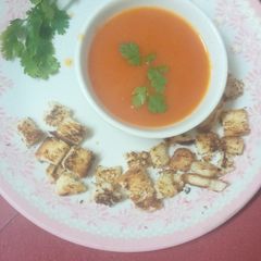 A picture of Tomato soup.