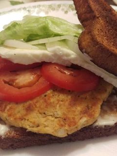 A picture of Salmon or Tuna Patties.