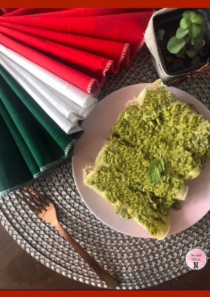 Una foto de ENCHILADAS POBLANAS FIT || #Puebla