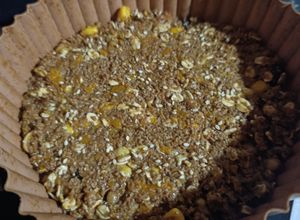 Una foto de Torta de Calabaza con auyama y copos de avena