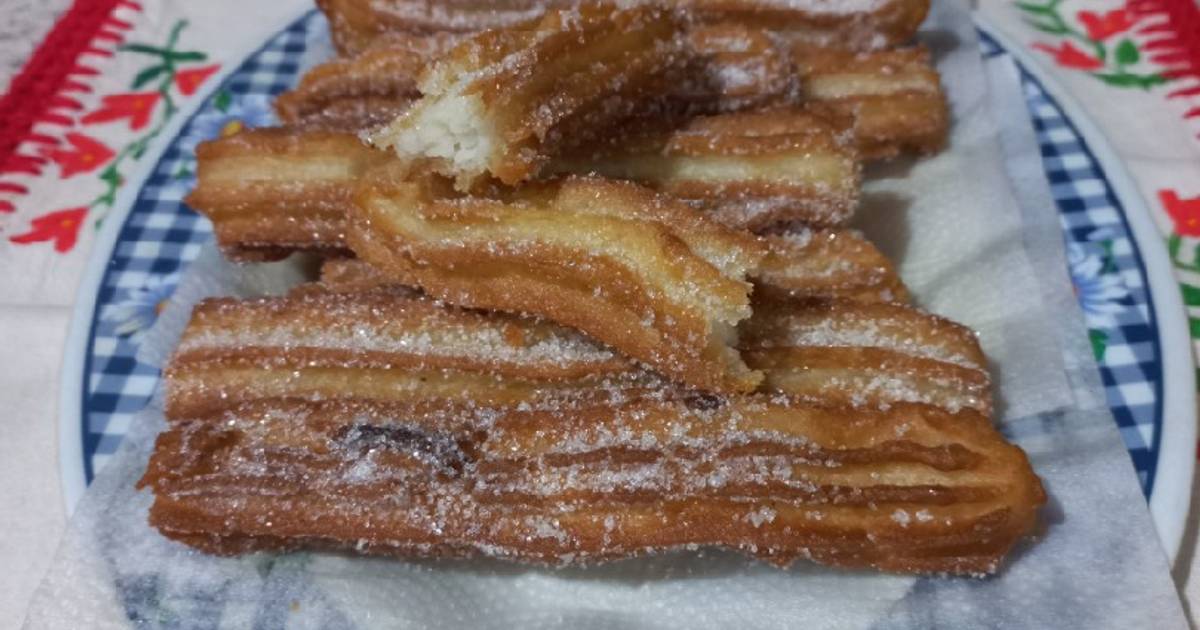 Churros riquísimos! Receta de Marita Sosa- Cookpad