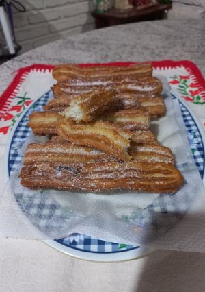 Una foto de Churros riquísimos!