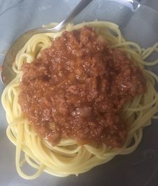 mì ý sốt bò bằm