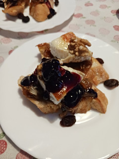 Una foto de Pincho de queso de cabra