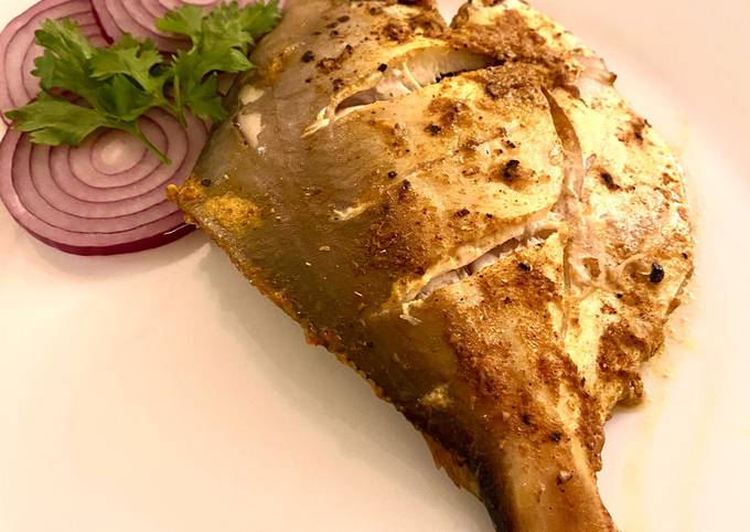 Recipe of Baked/tawa pomfret Delicious