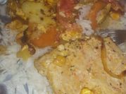 Una foto de bifes de cerdo a la plancha