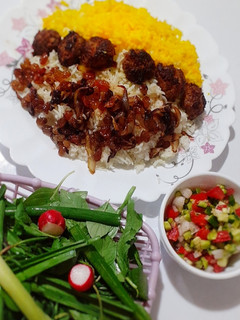عکسی از دستور غم بر پلو (قنبرپلو)