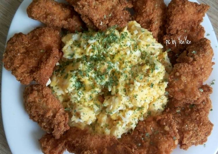Resep Keto-Fillet Ayam tepung Crispy Anti Gagal
