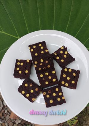 Foto resep Brownies Polkadot