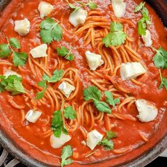 A picture of Assassin's Spaghetti With a Twist.