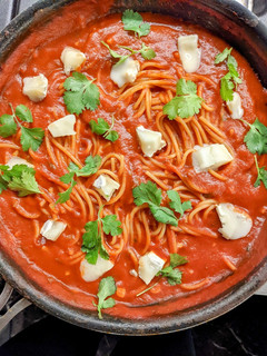 A picture of Assassin's Spaghetti With a Twist.