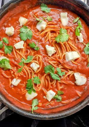 A picture of Assassin's Spaghetti With a Twist.
