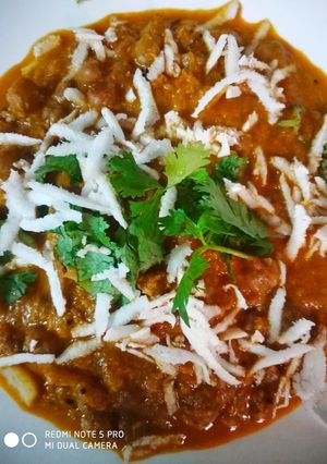A picture of Kadala curry recipe (Kerala special).
