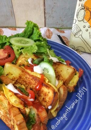 Foto resep Roti John Tawar (Step by Step)