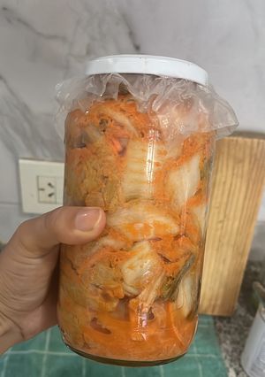 Una foto de 🌶️ Kimchi casero tradicional