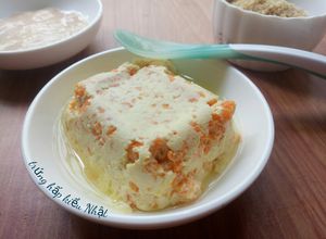 Hình của món Chawamushi - trứng hấp kiểu Nhật cho bé ăn dặm từ 6m +.