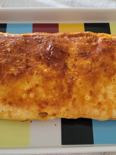 Una foto de Hojaldre relleno de pisto, para una cena de verano