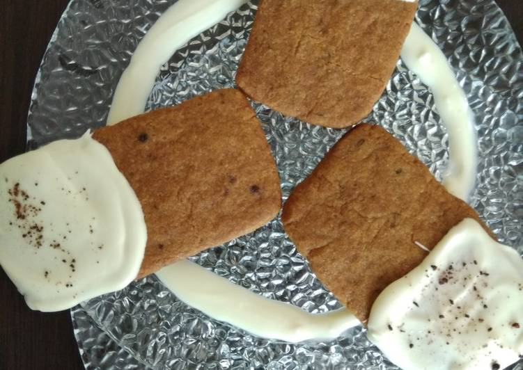 Steps to Make Speedy Coffee Shortbread Cookies