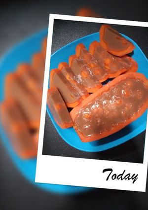 Foto resep Pepaya coklat santan (10)