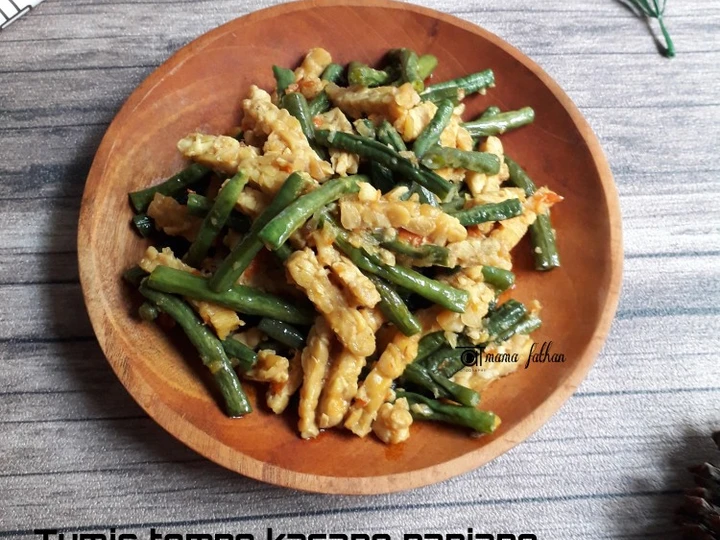 Langkah Gampang Membikin Resep Tumis tempe kacang panjang yang Bikin Ngiler Anti Ribet, Sempurna