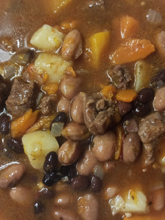 Una foto de Guiso de porotos