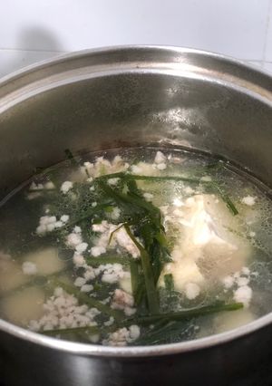 Hình của món Canh hẹ.