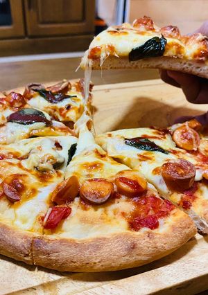 รูปของ พิซซ่านมสด🍕