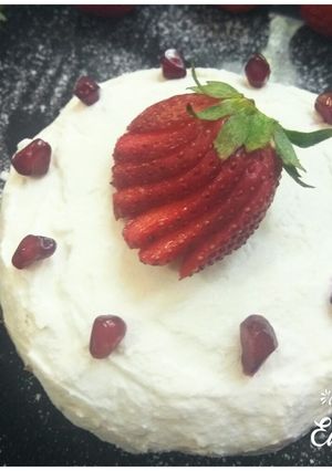 A picture of Cream cheese cake.