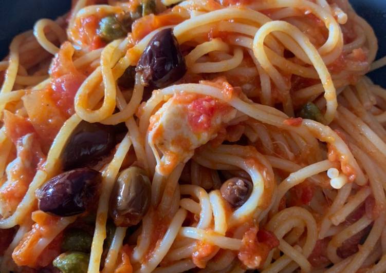 Recipe of Favorite Spaghetti alla vesuviana a modo mio