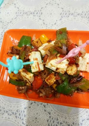 A picture of Paneer chilli.