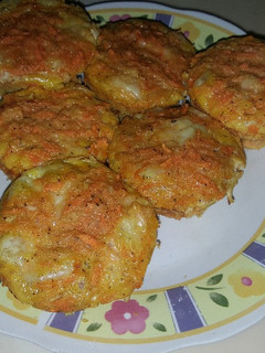 Una foto de Muffin salados de zanahoria