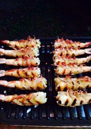 Una foto de Langostinos o Gambas a La Parrilla