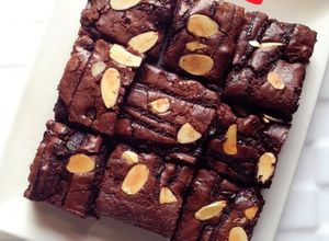 Foto resep Triple chocolate brownies