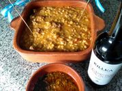 Una foto de locro criollo