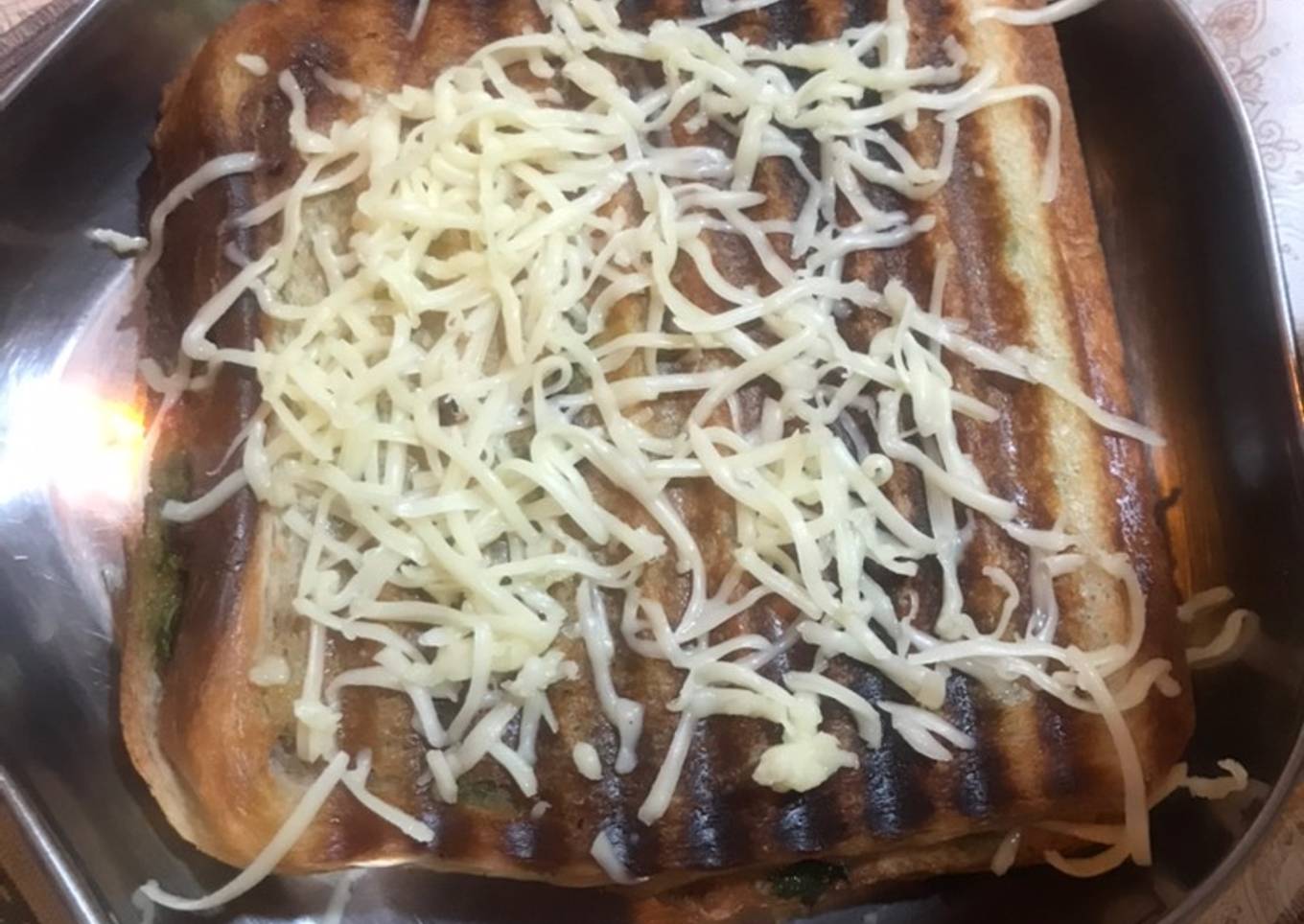 Cheese grill sandwich.