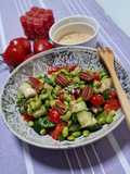Edamame babsaláta (vegán)