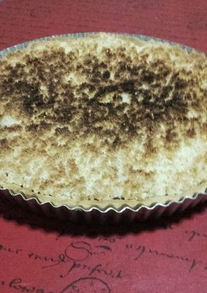 Una foto de Tarta de coco y dulce de leche
