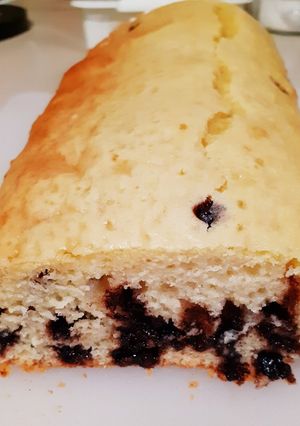 Una foto de Budín con chips de chocolate