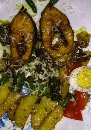ফিশ স্যালাড (fish salad recipe in Bengali) রেসিপির প্রধান ছবি