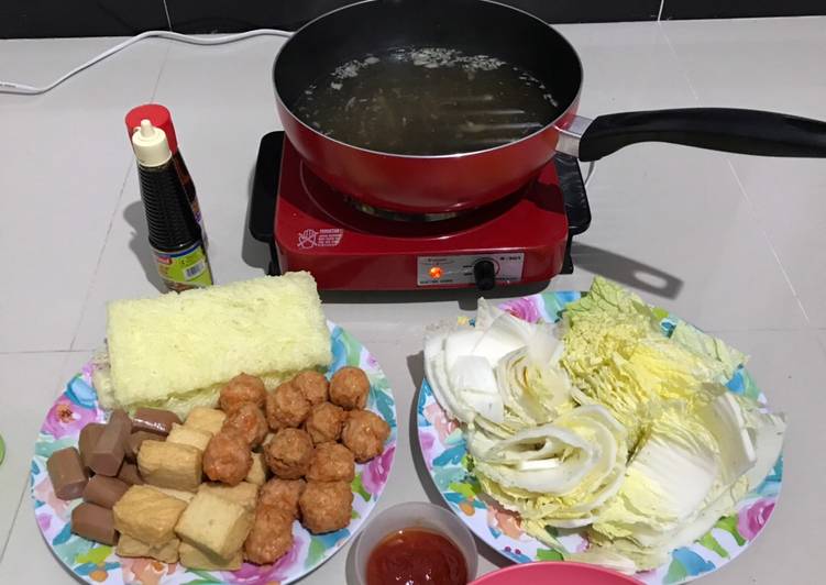Langkah Mudah untuk Membuat Fancy dinner sukiyaki homemade yang Lezat