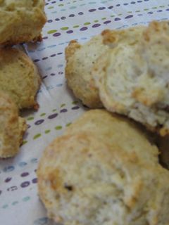 A picture of Homemade Cottage Cheese Hot Biscuit (Scone).