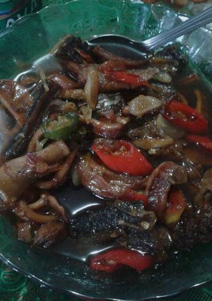 Foto resep Asam manis telang&cumi asin (khas banjar)