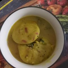 A picture of Stuffed Dal-Dhokli.