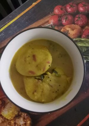 A picture of Stuffed Dal-Dhokli.