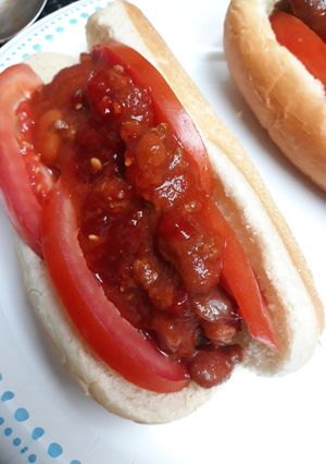 A picture of Chili Tomatodogs.