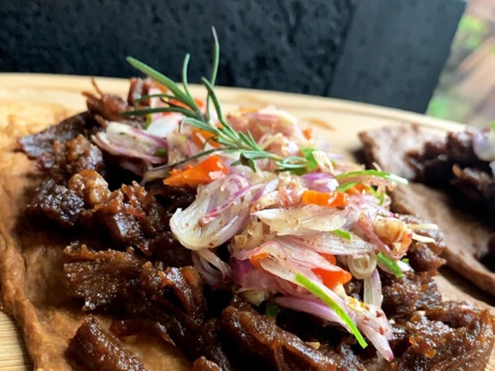 Cara Gampang Membuat Resep Tart daging suwir sambal matah yang Lezat Sekali