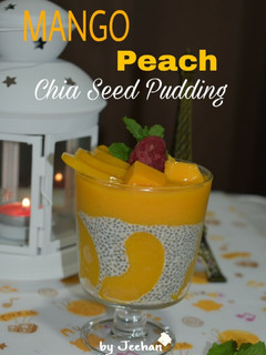 Foto resep Mango Peach Chia Seed Pudding