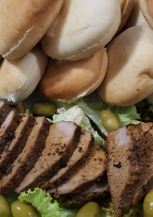 Una foto de Peceto al horno para sándwiches